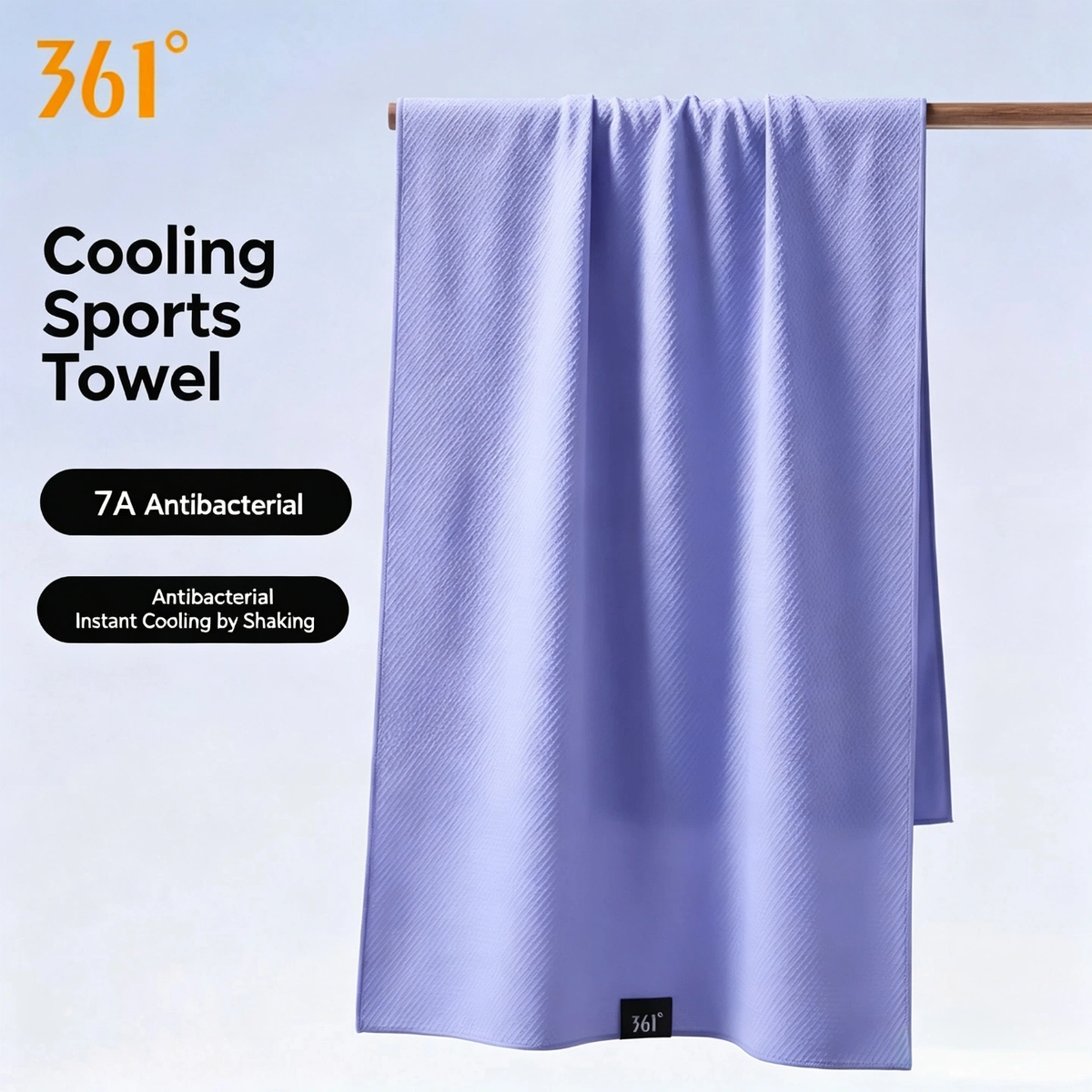 361° Cooling Sports Towel, 7A Antibacterial Quick‑Dry Sweat Towel for Swimming Running Fitness Cycling`