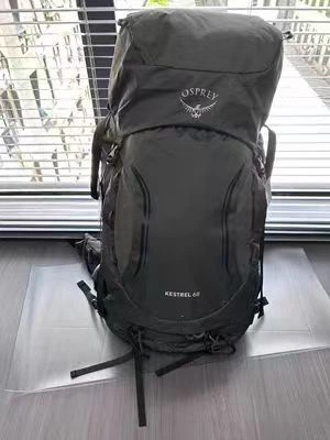 Osprey Kestrel 68L Backpack Men's Large Capacity Heavy Load Backpacking Camping Hiking Rucksack