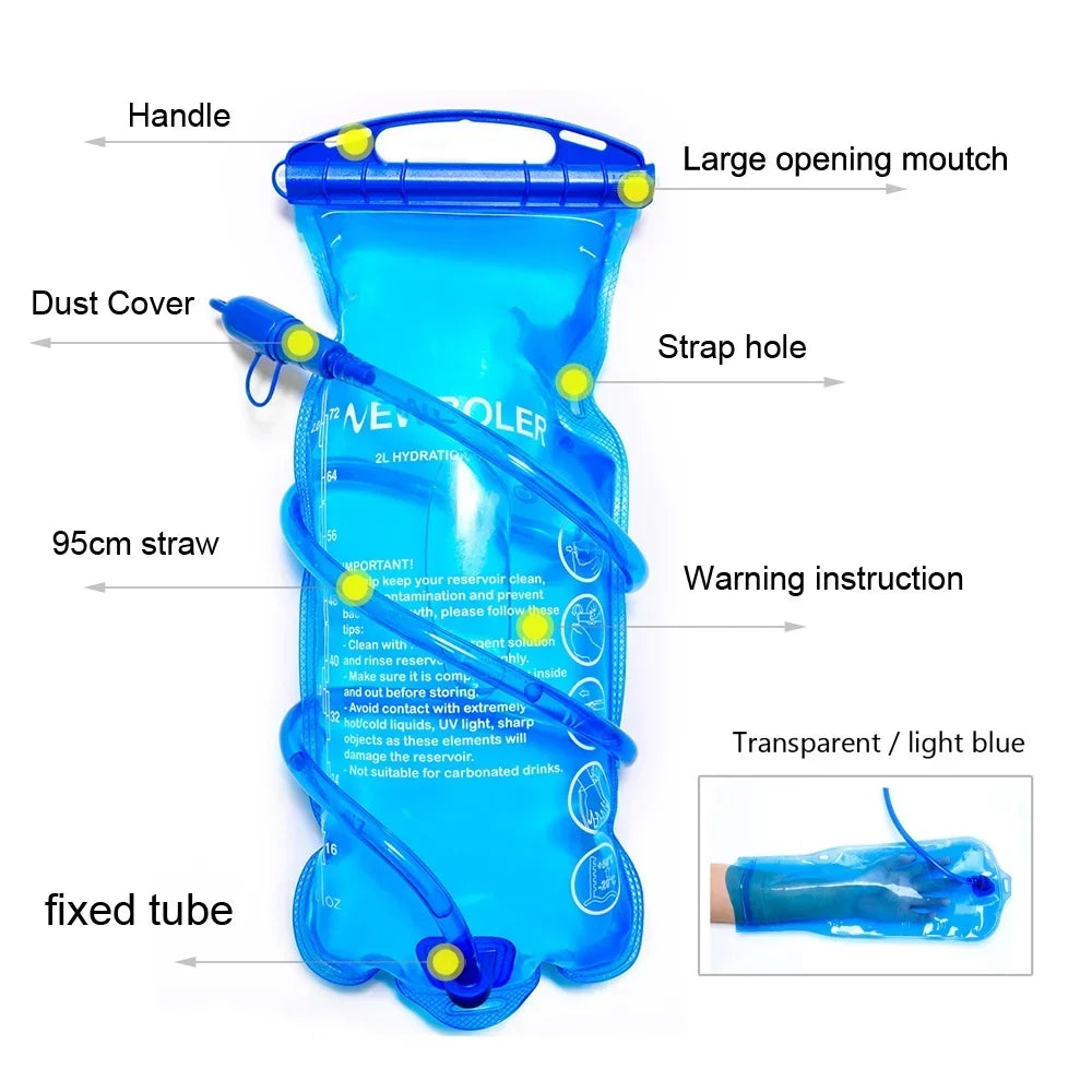 NEWBOLER BPA-Free 2L/3L Hydration Water Bladder