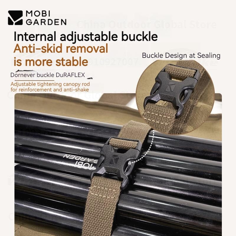 MOBI GARDEN Retro Canvas Pole Storage Bag